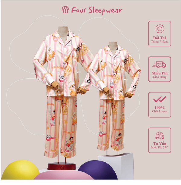 Bộ Pijama Shin Hồng TDQD - SK2891
